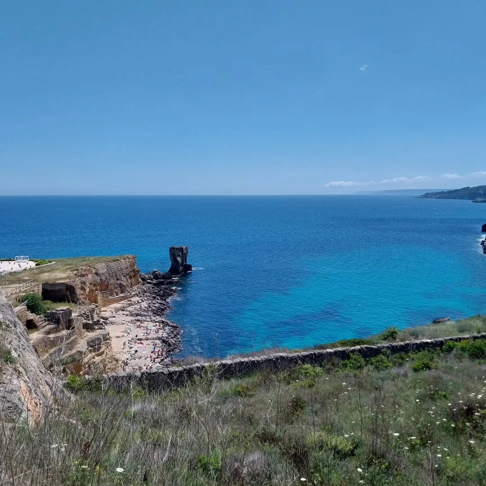 Salentissimo.it: Spiaggia dei 100 Scalini - Porto Miggiano - Santa Cesarea Terme, spiagge del Salento