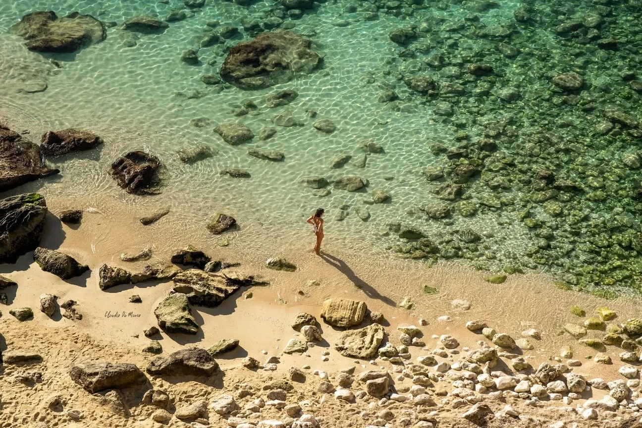 Salentissimo.it: Spiaggia dei 100 Scalini - Porto Miggiano - Santa Cesarea Terme, spiagge del Salento