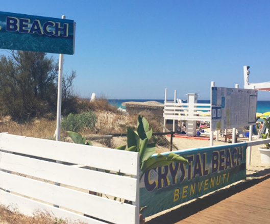 Salentissimo.it: Crystal Beach -  Gallipoli, Plages du Salento