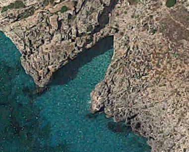 Salentissimo.it: Grotta del Fiume -  Felloniche - Patú, 萨兰托海滩