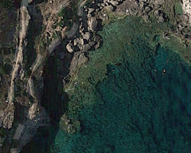 Salentissimo.it: Grotta Porcinara -  Santa Maria di Leuca - Castrignano del Capo, Salenton rannat