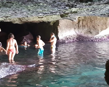 Salentissimo.it: Grotta Verde - Marina di Andrano, Pláže Salento
