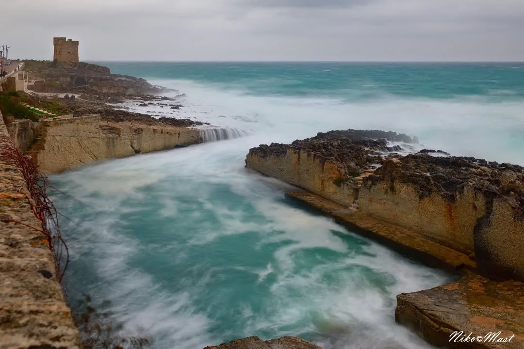 Second Pool of Marina Serra, former harbour of Tricase in Salento