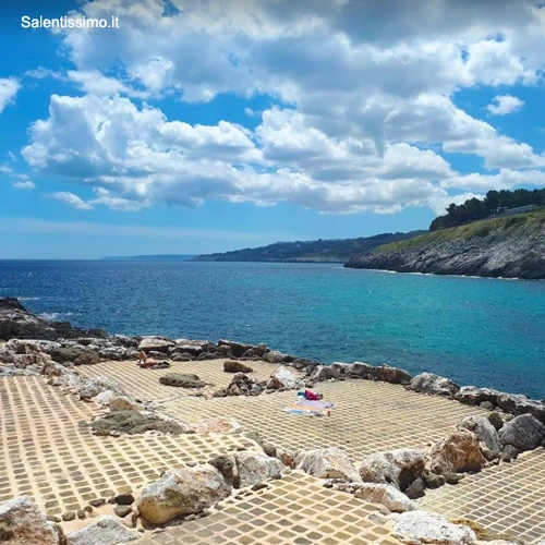 Salentissimo.it: Spiaggia dei 100 Scalini - Porto Miggiano - Santa Cesarea Terme, spiagge del Salento