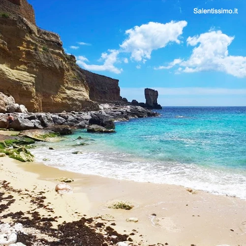 Salentissimo.it: Spiaggia dei 100 Scalini - Porto Miggiano - Santa Cesarea Terme, spiagge del Salento
