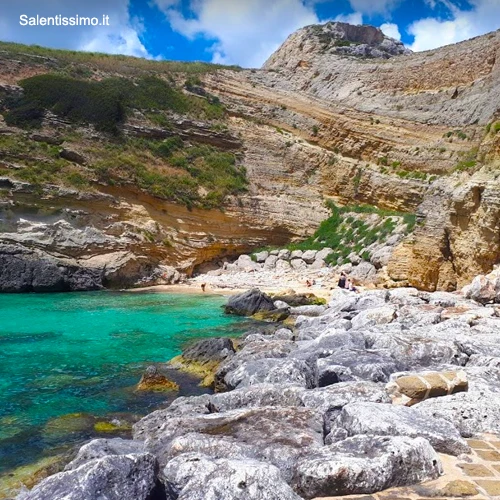 Salentissimo.it: Spiaggia dei 100 Scalini - Porto Miggiano - Santa Cesarea Terme, spiagge del Salento
